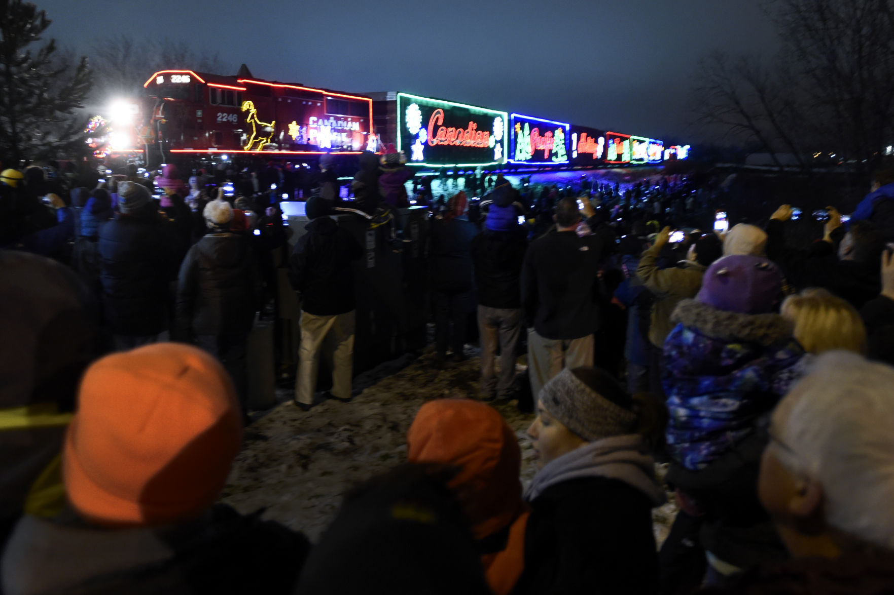 Canadian Pacific Railway’s Holiday Train stops in Sturtevant